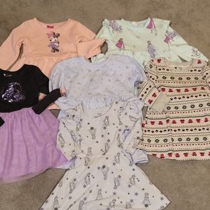 Disney Princess Dress Bundle, 3T, set of 6